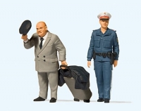 Preiser 44915 - Reisender und Polizistin - Österreich