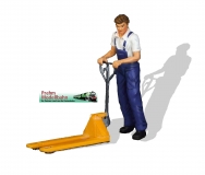 Art. Nr. 500600 - worker with pallet truck – called “ant”