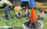 Camperromantik mit Prehm-Miniatur Figuren