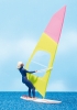 Preiser 44926 - Windsurferin - Windsurferin - Female wind surfer mit Surfbrett und Segel